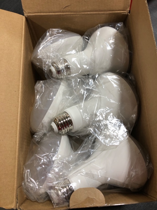 Photo 2 of 65-Watt Equivalent BR30 Dimmable Flood LED Light Bulb 2700K Soft White (6-Pack)