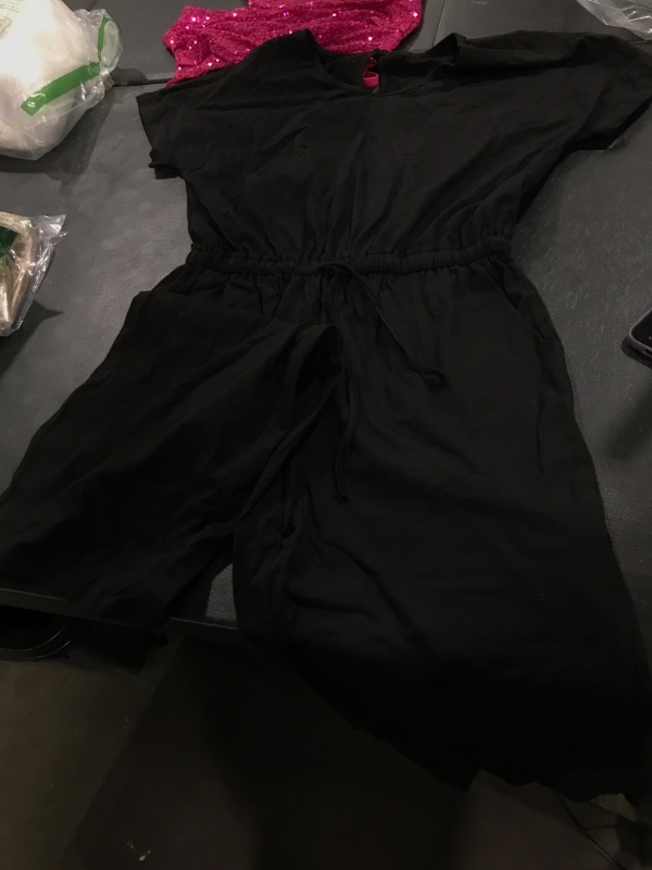 Photo 1 of BLACK PANTS ROMPER L 