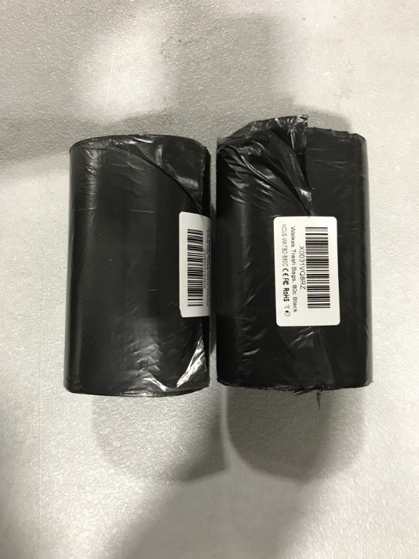 Photo 2 of [2 Pack] Small Trash Bags 80 Counts, 4 Gallons Black 