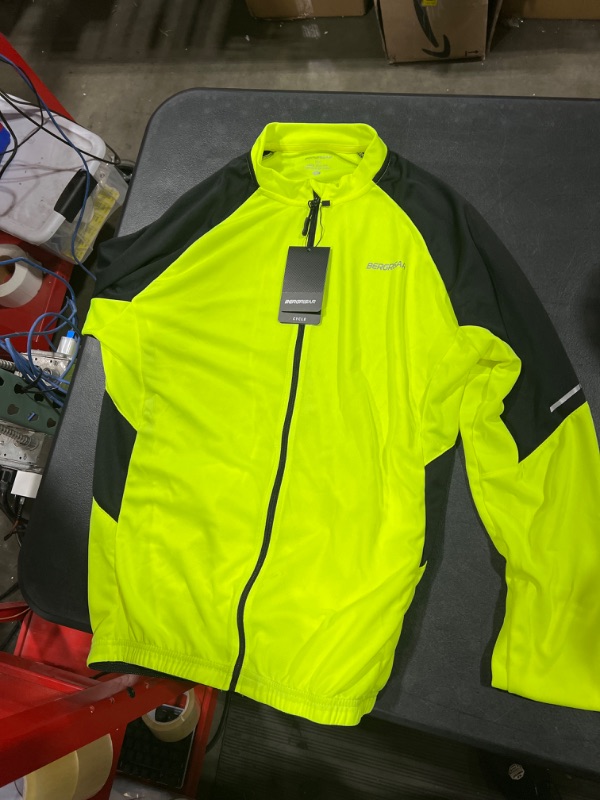 Photo 1 of BERGRISAR Men's Basic Cycling Jerseys Long Sleeve Jacket SIZE XL 