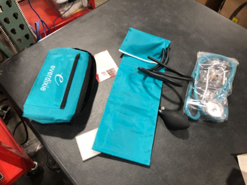 Photo 2 of Dixie EMS Blood Pressure and Sprague Stethoscope Kit - Teal