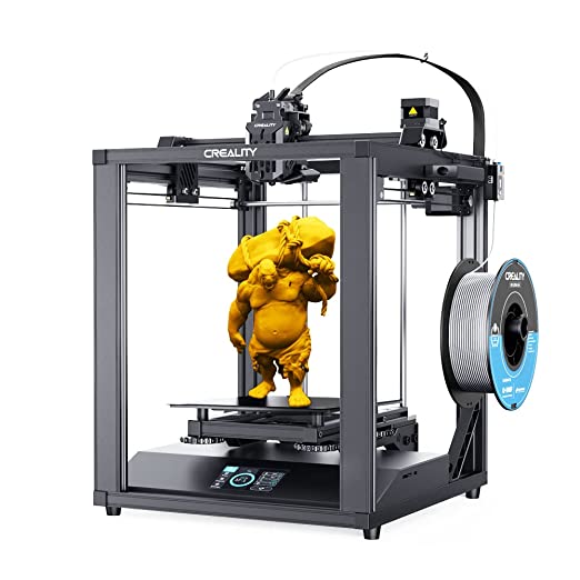 Photo 1 of Official Creality Ender 5 S1 3D Printer Upgrade with 250mm/s Printing Speed 300°C High-Temperature Nozzle Direct Extruder CR Touch Auto Leveling Kit, Dual Z Axes Stable Cube Frame 8.66x8.66x11.02in
