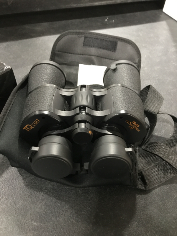 Photo 3 of Binoculars,20x50 Binoculars for Adults,Waterproof/Professional Binoculars Durable & Clear BAK4 Prism FMC Lens,Suitable for Concert and Outdoor Sports,Bird Watching Black