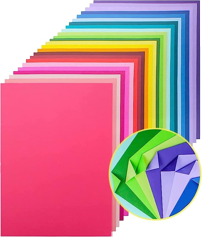 Photo 1 of 60 sheets Color Cardstock, 28 Assorted Colors 250gsm A4 Size, Double Sided Printed Cardstock Paper, Premium Thick Card Stock for Card Making, Craft, Scrapbooking, Party Decors, Kids School Supplies