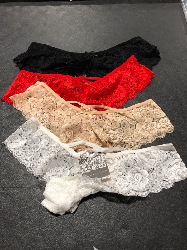 Photo 1 of 4 PACK SEXY LACE UNDERWEAR SIZE L 