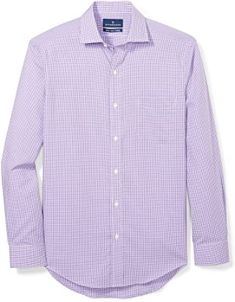 Photo 1 of Buttoned Down Men's Classic-Fit Supima Cotton Non-Iron Check Dress Shirt 15 /38 / 38 / 86
