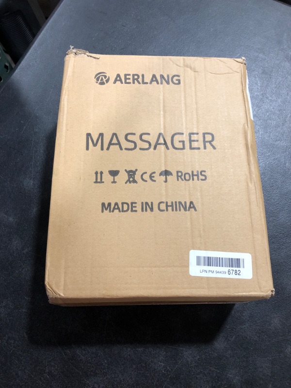 Photo 5 of AERLANG Massage Gun, Deep Tissue Massager, Portable Muscle Massage Gun for Back Neck Muscle Relieve, Quiet Brushless Motor 20 Variable Speeds Digital Display 6 Massage Heads and Carrying Case
