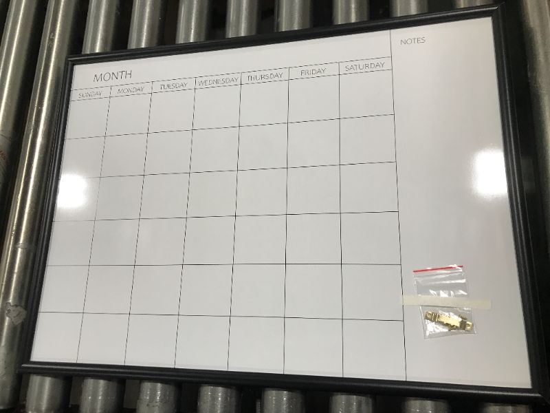 Photo 1 of monthly whiteboard calendar