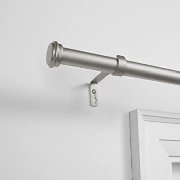 Photo 1 of 72-144in Curtain Rod GREY 