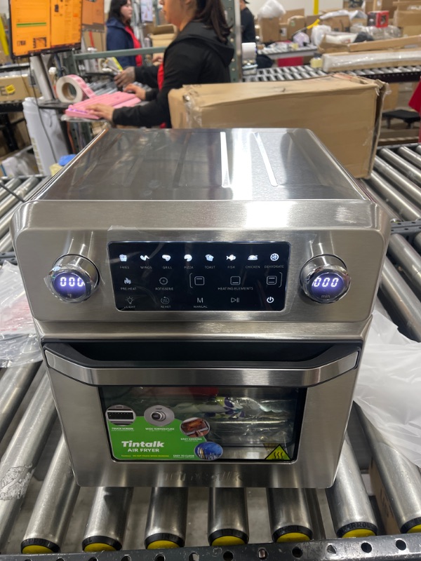 Photo 3 of Air Fryer Oven 16 Quart - 10-in-1 Airfryer Toaster Oven Combo with Rotisserie&Dehydrator - 1700W Large Convection Oven Countertop with Independent Switch Up&Down Heating Element - 8 Accessories&50 Recipes
