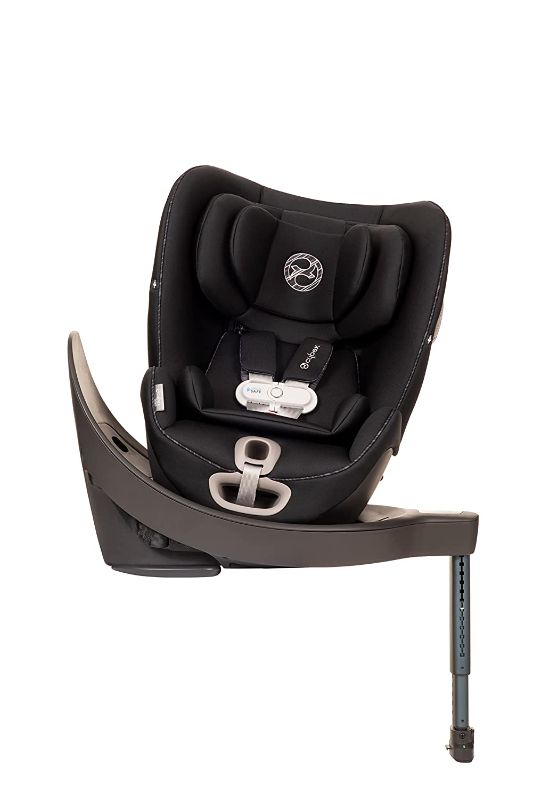 Photo 1 of Cybex Sirona S with Convertible Car Seat, 360° Rotating Seat, Rear-Facing or Forward-Facing Car Seat, Easy Installation, SensorSafe Chest Clip, Instant Safety Alerts, Urban Black
