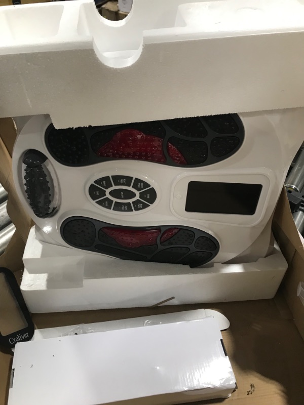 Photo 1 of Creliver Foot Circulation Plus EMS & TENS Foot Nerve Muscle Massager, Electric Foot Stimulator Improves Circulation, Feet Legs Circulation Machine Relieves Body Pains, Neuropathy (FSA or HSA Eligible)
