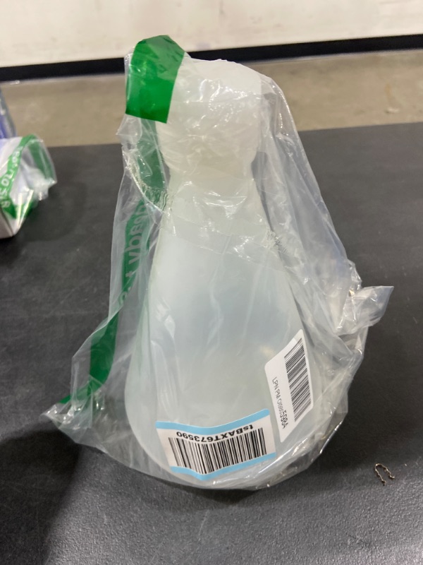 Photo 2 of 2000ml Plastic Erlenmeyer Flask with Screw Cap, Polypropylene, Molded Graduations, Karter Scientific 237T2 (Single) 2000ML PACK OF 1