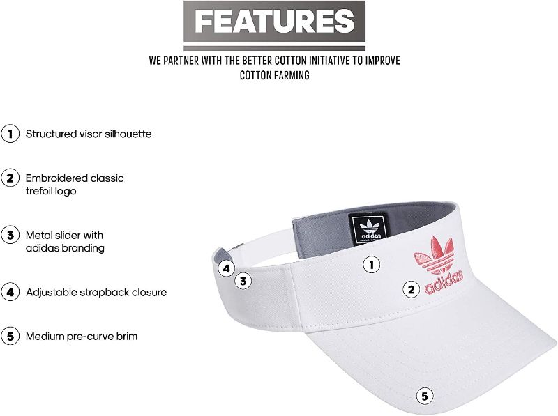 Photo 1 of adidas Originals Twill Visor
