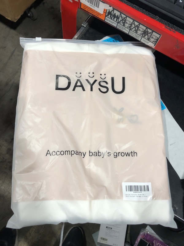 Photo 2 of DaysU Micro Fleece Baby Sleep Sack, Baby Sleeping Bag Sleeveless with Two-Way Zipper, Sleep Sack for Baby Unisex 12-18 Months, 1 Pack, Off-White Bee Bee Large