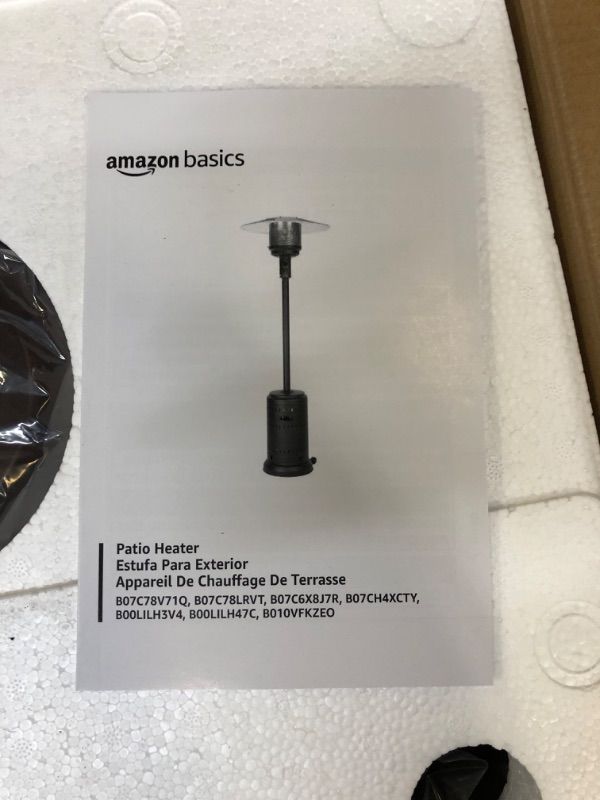 Photo 2 of AmazonBasics Commercial Outdoor Patio Heater, Sable Brown----FACTORY SEALED 