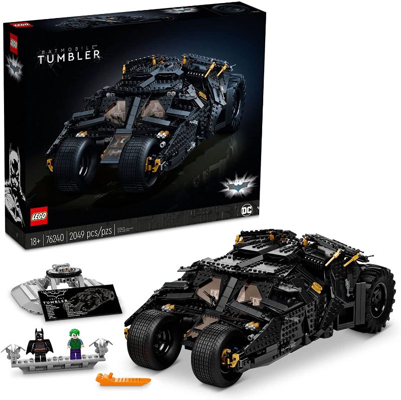 Photo 1 of LEGO DC Batman Batmobile Tumbler 76240 Iconic Car Model from The Dark Knight Trilogy, Building Set for Adults, Collectible Display Gift Idea 