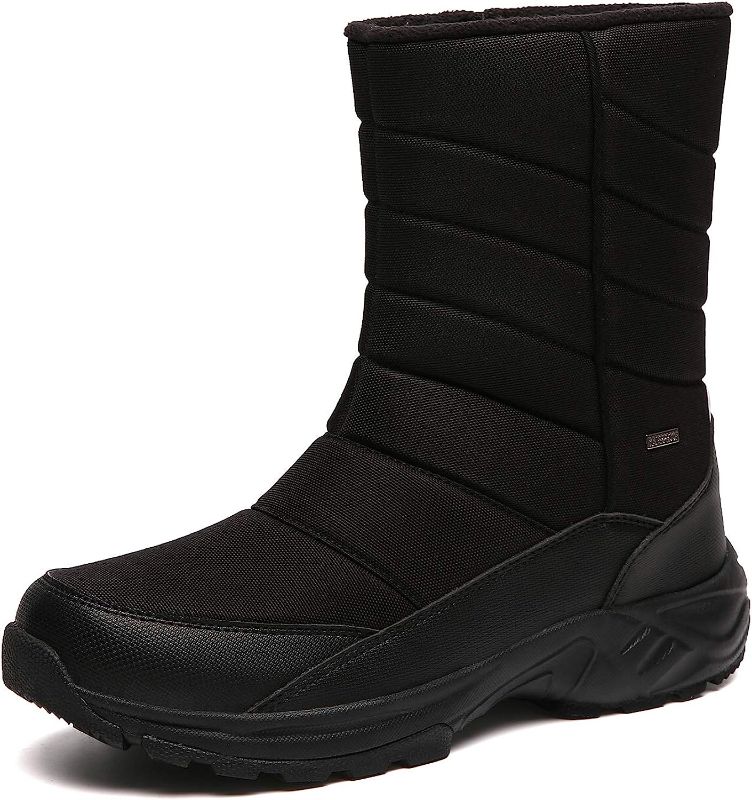 Photo 1 of 
Visit the SILENTCARE Store
SILENTCARE Mens Winter Mid-Calf Snow Boot Fur Warm Waterproof Slip On Outdoor Athletic size 12