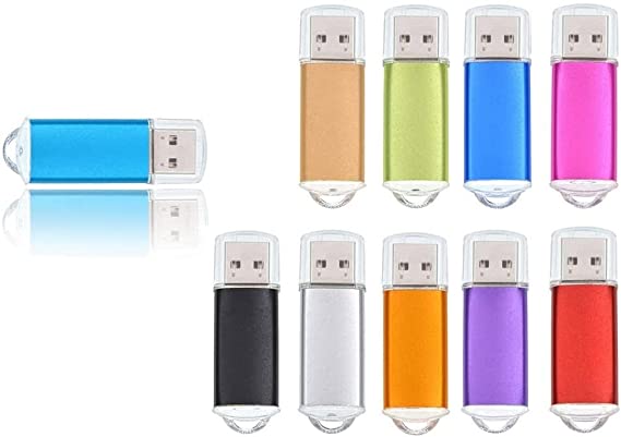 Photo 1 of FEBNISCTE Bulk 10 Pack 8GB USB 3.0 Flash Drives Blank USB Flash Drives Portable USB Drives
