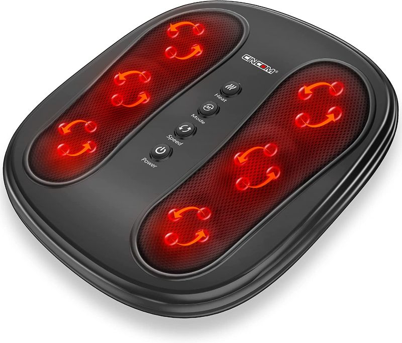 Photo 1 of CINCOM Shiatsu Foot Massager with Heat, Heated Electric Kneading Foot Massager Machine, Foot Warmer for Plantar Fasciitis Relief and Back Pain Relief 2 Modes & 2 Speeds