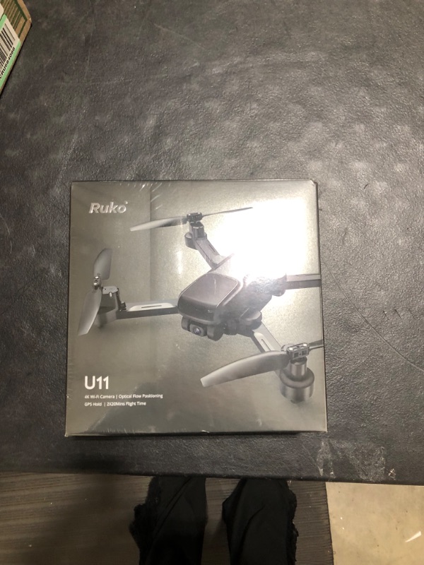 Photo 2 of  FACTORY SEALED Ruko U11S Drones with Camera for Adults 4k, 40 Mins Flight Time, Foldable FPV GPS Drones for Beginners with Live Video, Follow Me, Auto Return Home, Encircling Flight(2 Batteries and Carrying Case)