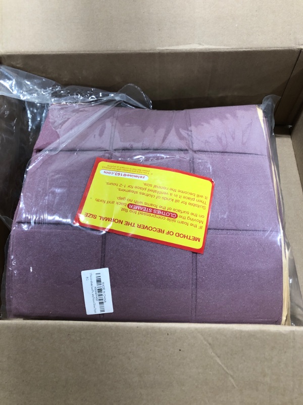 Photo 1 of 12 Pack Self-adhesive Sound Proof Foam Panels, 1.5" X 12" X 12", Mushroom Acoustic Foam Panels with High Density,Soundproof Foam Panels for Decreasing Noise and Echoes (Purple)