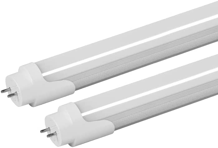 Photo 1 of 2Pack T8 LED Tube Light,2FT Light Bulb,9W (18W Equiv),5000K Daylight, 1350LM Super Bright, Ballast Bypass, F17T8/F18T8/F20T10/CW Fluorescent Replacement, Kitchen, Bedroom, Ceiling Lights