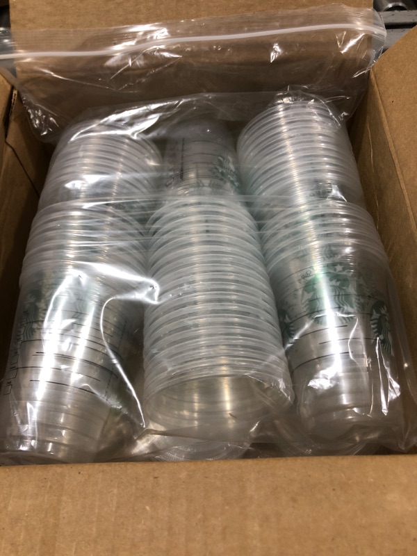 Photo 1 of 16 oz clear starbucks cups, 48pk