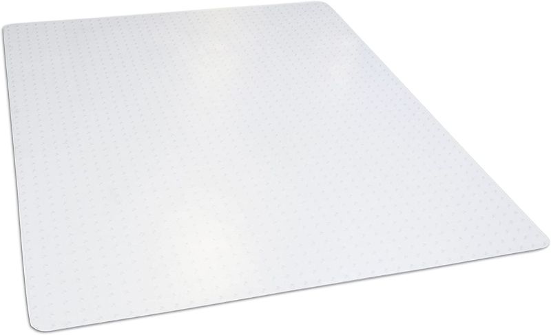 Photo 1 of Clear Rectangle Office Chair Mat For Low Pile Carpet, Made In The USA, BPA And Phthalate Free, C532003G