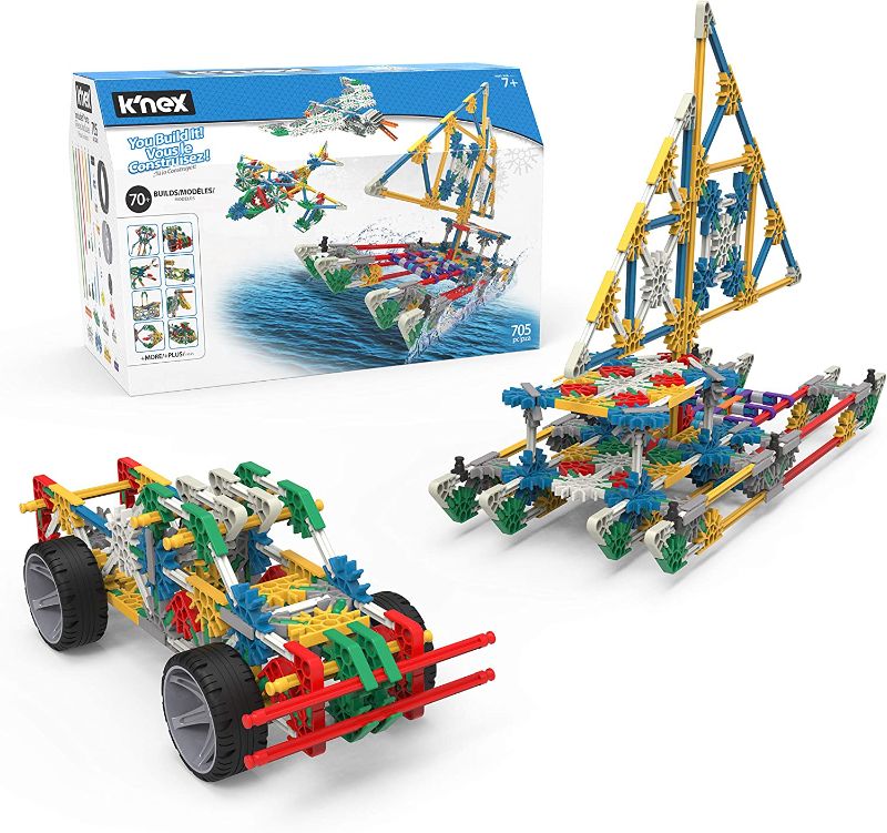 Photo 1 of K'NEX 70 Model Building Set - 705 Pieces - Ages 7+ Engineering Education Toy (Amazon Exclusive)
