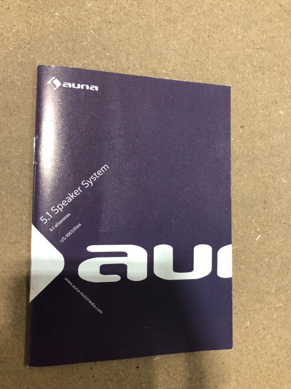 Photo 4 of AUNA Areal 520- 5.1 Surround Sound System - 75 Watts RMS, One-Side Subwoofer, Bluetooth Stereo System, Balanced Sound Concept, Wireless Surround Sound, USB Port, SD Slot, Remote Control, Onyx Black