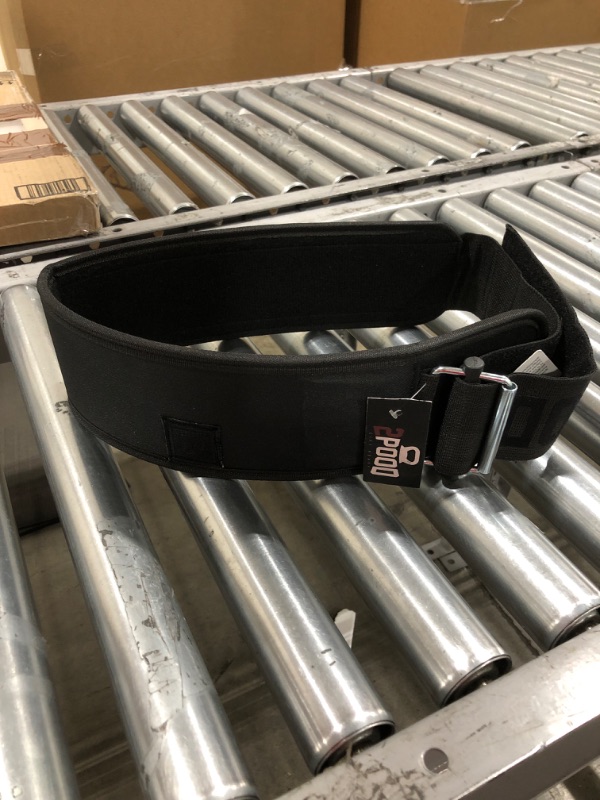 Photo 2 of 2POOD Straight Weightlifting Belt | The Official Weightbelt of USAW | 4-inch Wide and Built for Support, Flexibility, and The Ability to Cross Train Easily
