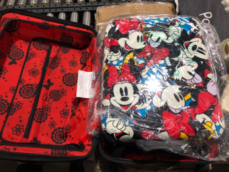 Photo 3 of American Tourister Disney's Mickey & Minnie Mouse 2-Piece Roll Aboard Hardside Luggage Set