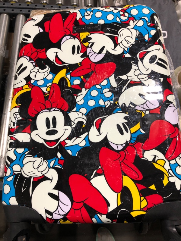 Photo 2 of American Tourister Disney's Mickey & Minnie Mouse 2-Piece Roll Aboard Hardside Luggage Set