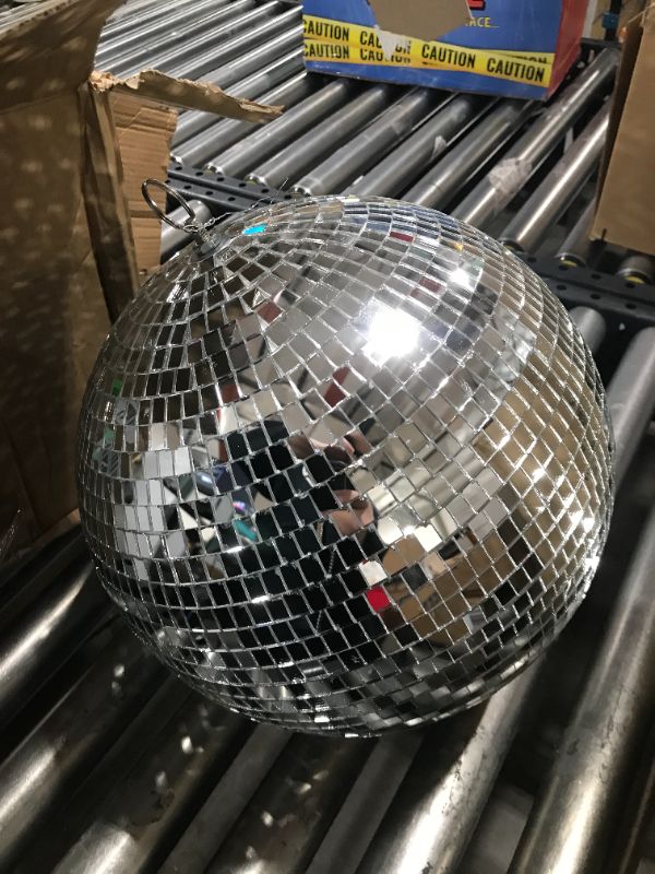 Photo 2 of  Disco Ball Mirror Ball Disco Party Decoration Stage Light Dj Light Effect Home Business Christmas Display Decoration Silver
