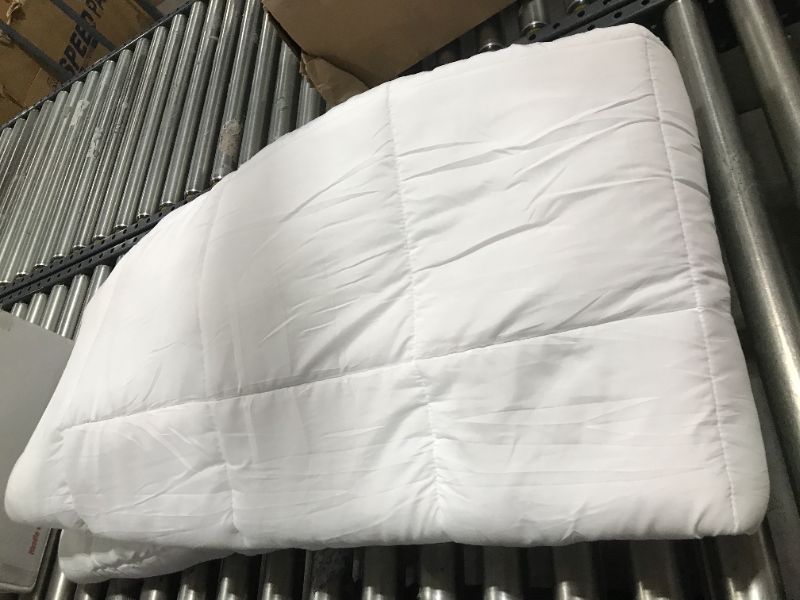 Photo 1 of 54 " x 80" fitted mattress pad --- color white 