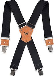 Photo 1 of 20Inch Suspenders for men heavy duty, Men's suspenders, Big Black suspenders, Suspenders for men, Black suspenders men, Heavy Duty suspenders for men, Work suspenders for men,Mens suspenders for jeans
