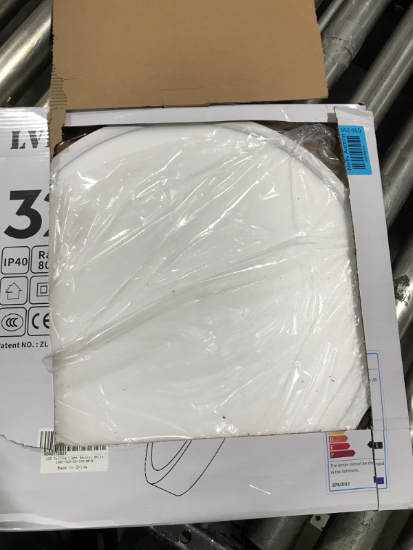 Photo 1 of 15.7inch 32W LED Flush Mount Ceiling Light Fixture, 4000K Neutral White, 3800LM, Slim Flat Lighting Fixture, Round Modern Ceiling Lamp for Bedroom, Kitchen, Living Room, Garage, Stairwell https://a.co/d/aqZdwtb