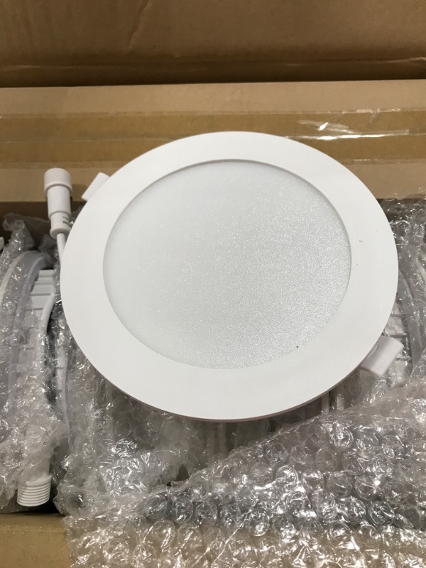 Photo 4 of 12 Pack 6 Inch LED Recessed Ceiling Light with Night Light, CRI90, 14W=100W, 1200lm, 2700K/3000K/3500K/4000K/5000K Selectable, Dimmable Recessed Lighting, Can-Killer Downlight, J-Box Included