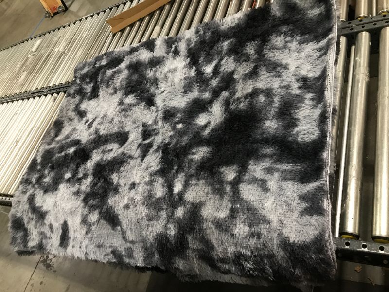 Photo 1 of 120" x 92" area rug-- color grey 