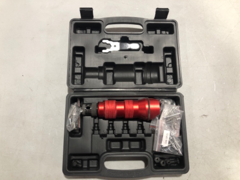 Photo 1 of Beaspire Cordless Riveter Adapter, Electric Blind Rivet Drill Adapter Kit 2.4mm-6.4mm, Rivet Attachment Includes 6 Rivet Heads and 30 Blind Rivets, Rugged Carrying Case