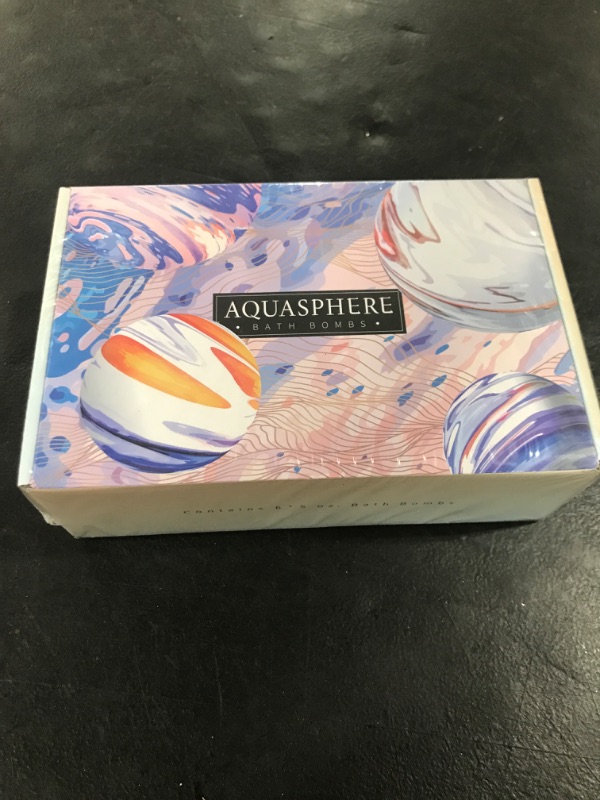 Photo 2 of Aquasphere Bath Bombs - 6 PC 5oz Extra Large Bath Bomb Gift Set, Natural, Organic and Wholesome Ingredients Cleanse, Six Scents for a Luxurious and Delightful Bath Time