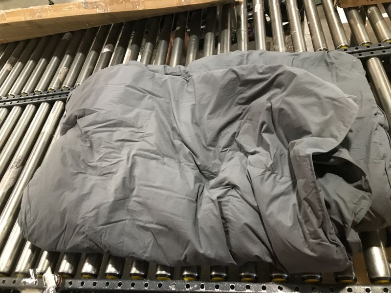 Photo 1 of 106" x 90" grey comforter 