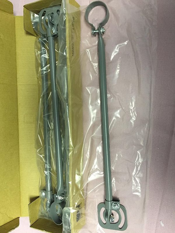 Photo 1 of (Pack of 4) Directv Long Braces for J Mount with 2" OD Clamps Support Arms Monopoles Ka/ku Slimline Struts
