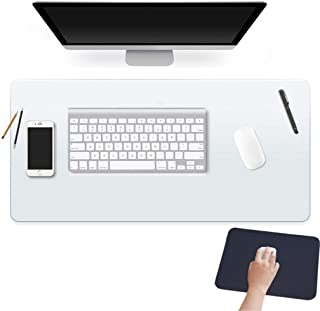 Photo 1 of 24 X 60 Inch XL Desk Pad Protector Clear Desk Mats Blotter on Top of Desks for Laptop Computer Keyboard PVC Vinyl Large Desktop Writing Mat Cover With Mouse Pad Transparent Waterproof Wipeable Plastic https://a.co/d/aVGJFy2