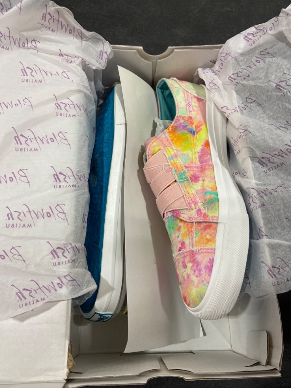 Photo 2 of Blowfish Malibu Women's Marley Sneaker 8 Pink Rainwater Canvas