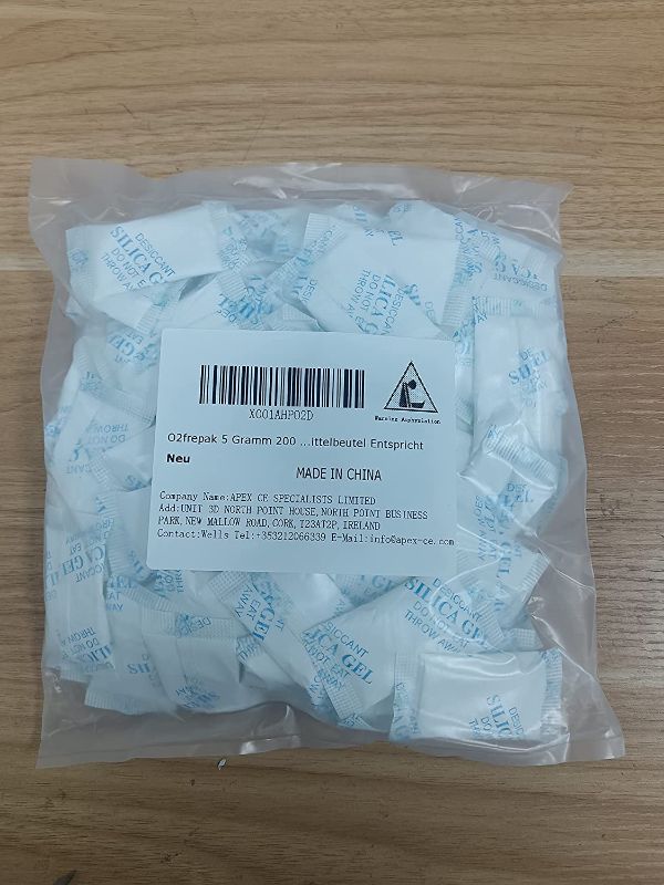 Photo 1 of 5 Gram(200Packs) Food Grade Moisture Absorbers Silica Gel Packs