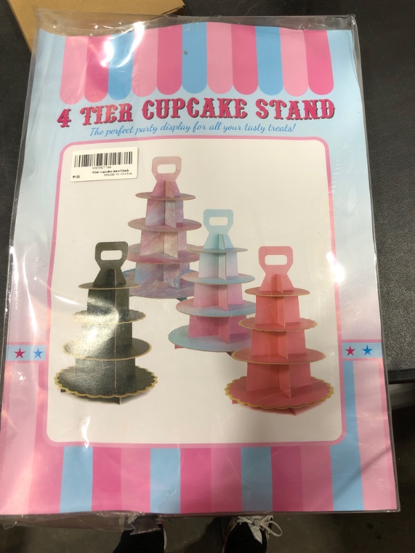 Photo 2 of 4 Pack Cupcake Tier Stand, 