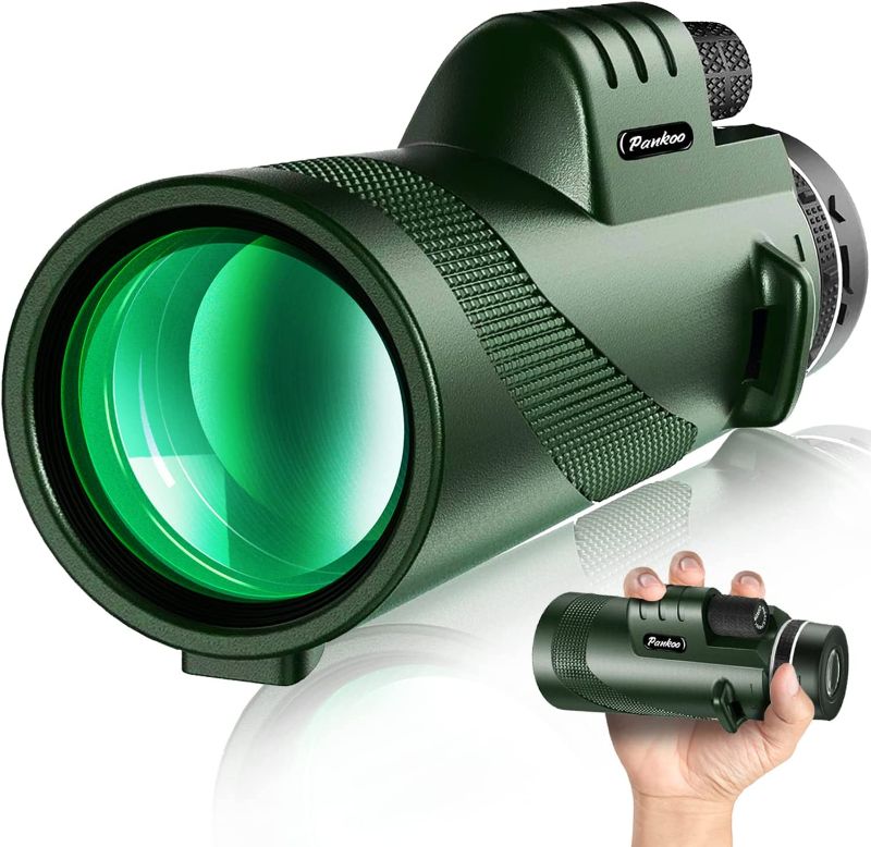 Photo 1 of 40x60 Monocular Telescope with Smartphone Adapter, Compact and Powerful Monoculars for Outdoor Activity and Traveling Lens for Clear Image, Ideal for Hiking, Birdwatching and Concert
