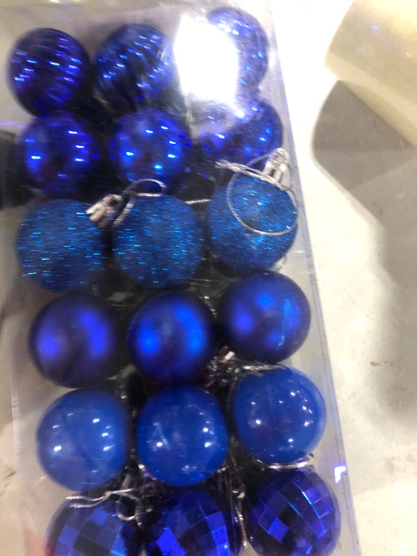 Photo 1 of  Christmas Ornaments Blue SMALL Bundle